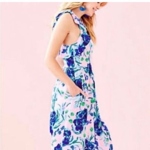 NWT Lilly pulitzer rory dress sweet pea, pink tropics - Picture 3 of 16